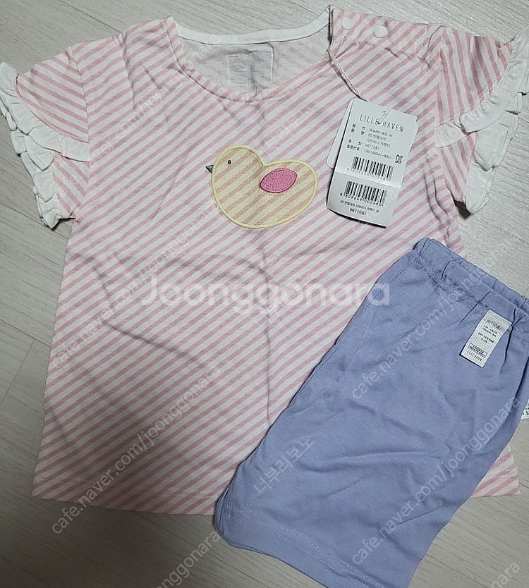 릴헤븐 여아 내복 새상품110 120--2